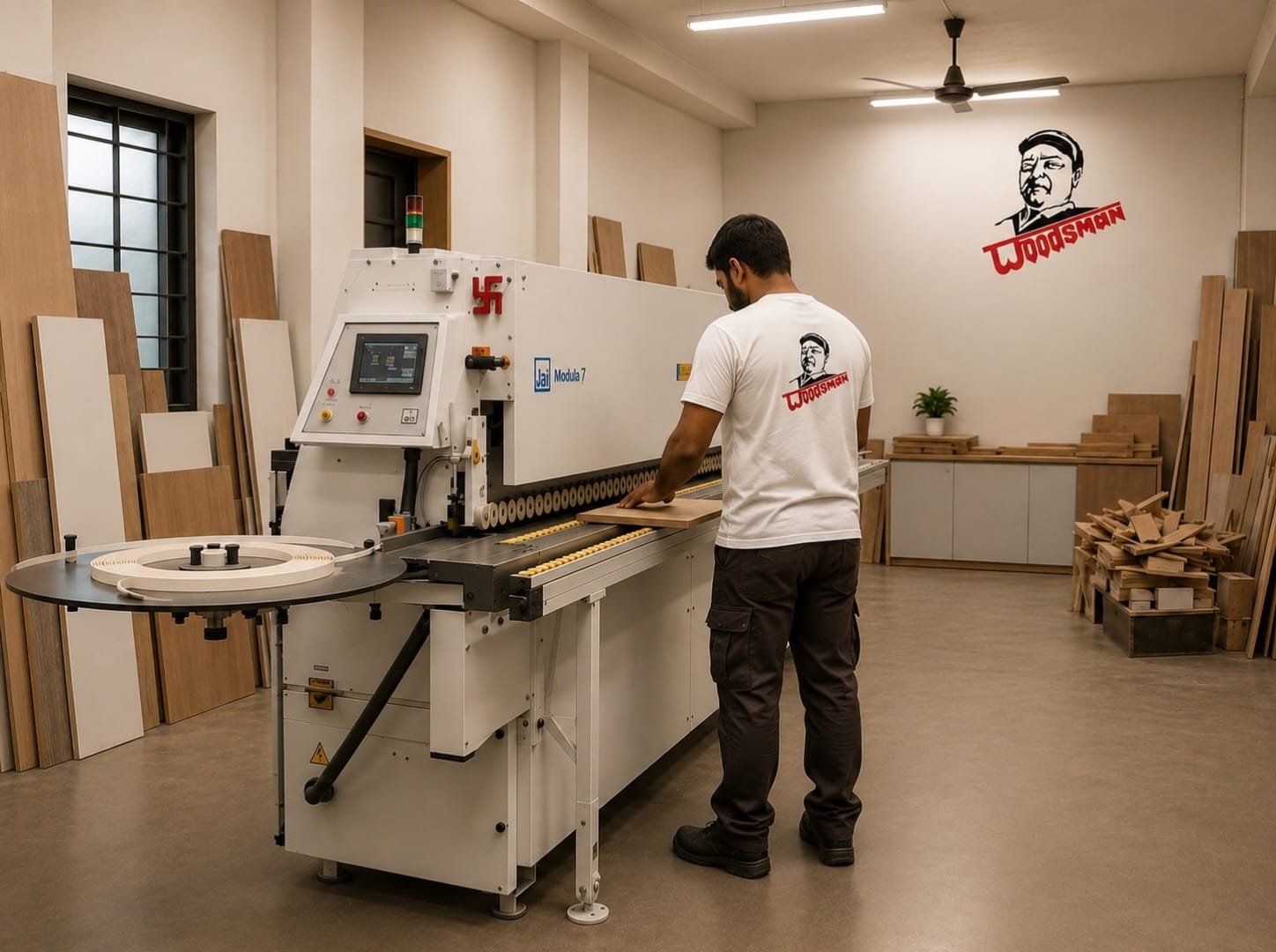 Woodsman factory production unit