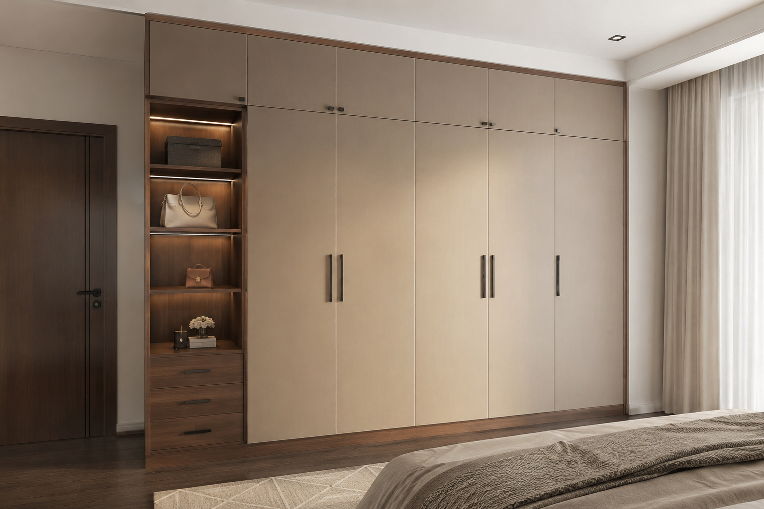 Wardrobe and storage