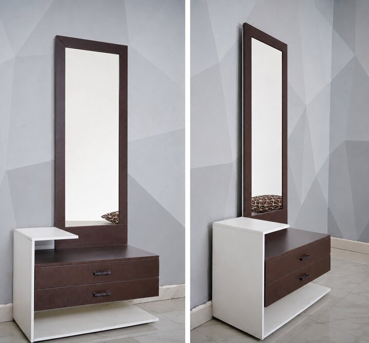 Premium 5-Piece Full Room Furniture Set – Walnut & Cream image 4