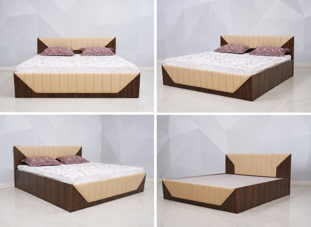 Premium 5-Piece Full Room Furniture Set – Walnut & Cream image 6