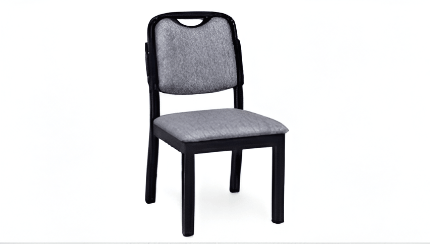 Woodsman Marble Dining Set: Matte Black & Charcoal Grey image 5